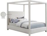 Emerson Luxurious Mid Century Modern Canopy Bed Frame for Ultimate Comfort and Style in Bedrooms
