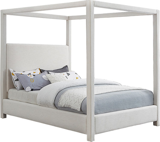 Emerson Luxurious Mid Century Modern Canopy Bed Frame for Ultimate Comfort and Style in Bedrooms