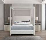 Emerson Luxurious Mid Century Modern Canopy Bed Frame for Ultimate Comfort and Style in Bedrooms
