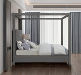 Emerson Luxurious Mid Century Modern Canopy Bed Frame for Ultimate Comfort and Style in Bedrooms