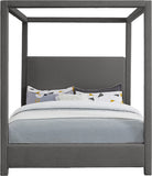 Emerson Luxurious Mid Century Modern Canopy Bed Frame for Ultimate Comfort and Style in Bedrooms