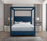 Emerson Luxurious Mid Century Modern Canopy Bed Frame for Ultimate Comfort and Style in Bedrooms