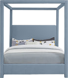 Emerson Luxurious Mid Century Modern Canopy Bed Frame for Ultimate Comfort and Style in Bedrooms