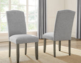 Emily 5-Piece White Marble Dining Set (Table & 4 Side Chairs)