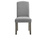 Emily 5-Piece White Marble Dining Set (Table & 4 Side Chairs)