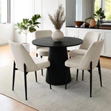 Esbjerg Modern Upholstered Dining Chair (Set of 4)