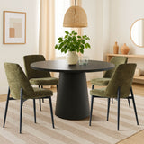 Esbjerg Modern Upholstered Dining Chair (Set of 4)