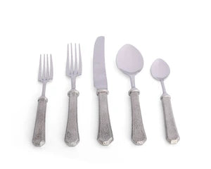 Hammered Flatware Set