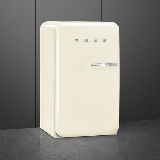 Retro-Style Refrigerator (4.3 cu ft, Left Hinge) - Cream