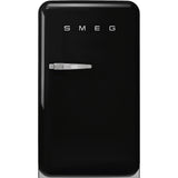 Refrigerator Retro-style Black Glossy
