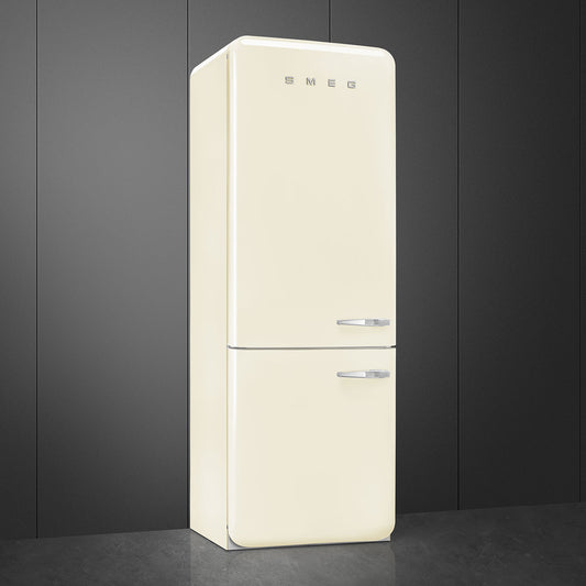 Retro-Style Refrigerator (18 cu ft, Left Hinge) - Cream