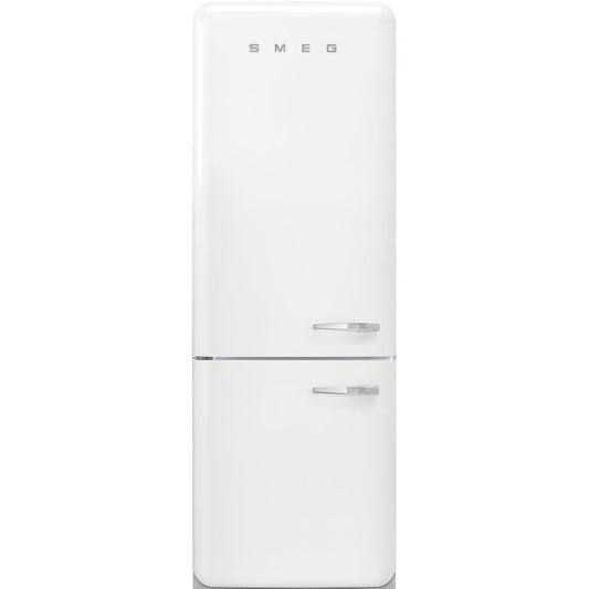 Refrigerator Retro-style White Glossy