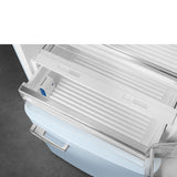 Refrigerator Retro-style Pastel blue Glossy
