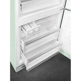 Refrigerator Retro-style Pastel green Glossy