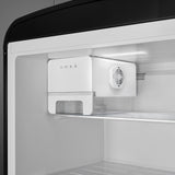 Refrigerator Retro-style Black Glossy