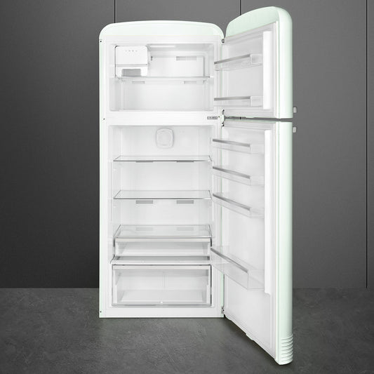 Refrigerator Retro-style Pastel green Glossy
