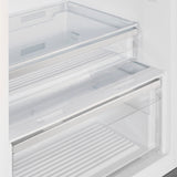 Refrigerator Retro-style White Glossy