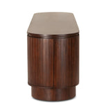 Athena 79" Media Cabinet in Aged Mahogany