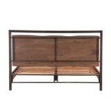 Aspen King Bed in Smoked Acacia
