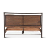 Aspen Queen Bed in Smoked Acacia