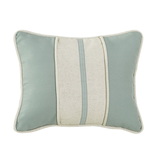 Belmont Textured Fabric Pillow w/ Stripe