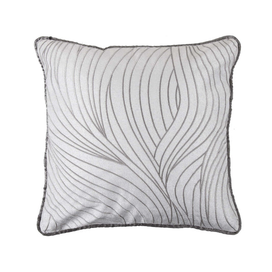Celeste Wave Reversible Soft Velvet Throw Pillow