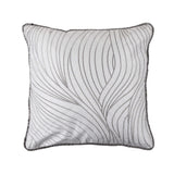 Celeste Wave Reversible Soft Velvet Throw Pillow