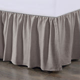 Lily Washed Linen Gathered Bed Skirt