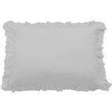 Lily Washed Linen Ruffled Dutch Euro Pillow