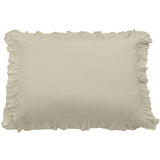 Lily Washed Linen Ruffled Dutch Euro Pillow