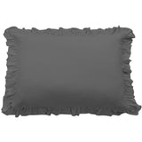 Lily Washed Linen Ruffled Dutch Euro Pillow