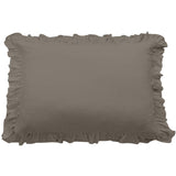 Lily Washed Linen Ruffled Dutch Euro Pillow