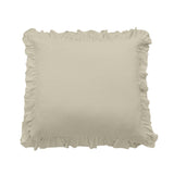 Lily Washed Linen Ruffled Euro Sham