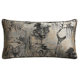 Pastoral Jacquard Lumbar Decorative Pillow