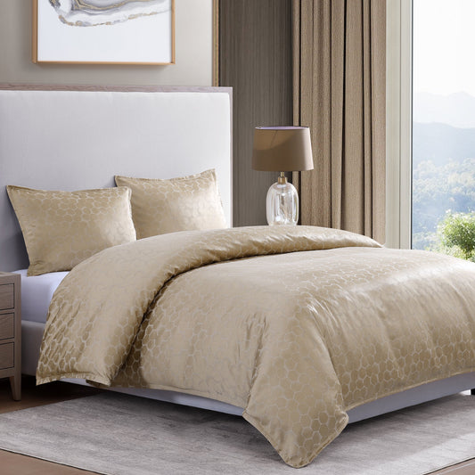 Honeycomb Jacquard Bedding Set