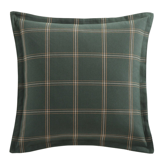 Windowpane Plaid Euro Sham