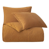 Stonewashed Cotton Canvas Duvet Cover Set