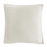 Stonewashed Cotton Canvas Euro Sham