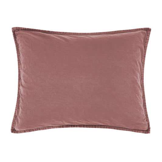 Stonewashed Cotton Canvas Pillow Sham