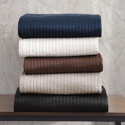 Satin Channel Quilt Set