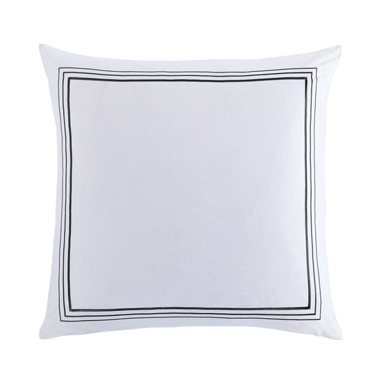 Border Embroidery Euro Sham
