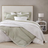Stonewashed Cotton Waffle Weave Duvet Cover