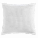 Stonewashed Cotton Waffle Weave Euro Sham