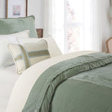 Arlington Seafoam Velvet Duvet Cover