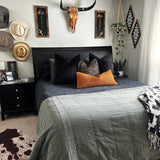 Stonewashed Cotton Velvet Quilt
