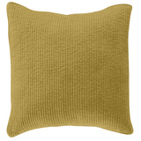 Stonewashed Cotton Quilted Velvet Euro Sham