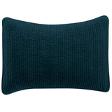 Stonewashed Cotton Quilted Velvet Pillow Sham