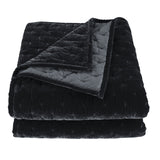 Stella Faux Silk Velvet Pintuck Quilt