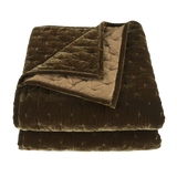 Stella Faux Silk Velvet Pintuck Quilt