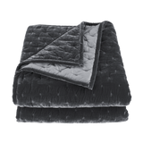 Stella Faux Silk Velvet Pintuck Quilt
